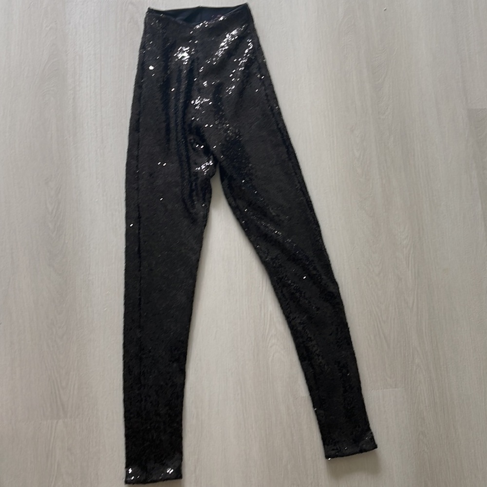 Commando Black Sequin Leggings - image 2